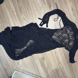 Elegant Black Lace dress